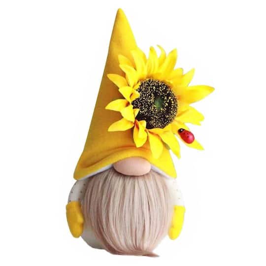 Santa's Workshop 8" Sunflower Gnome Decoration By Santasworkshop in Yellow | 3" x 5" x 8" | Michaelsยฎ